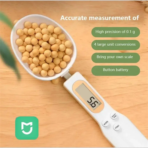 Elevate Your Cooking with the 1 LCD Digital Adjustable Weighing Spoon - Precision Measuring for Every Ingredient!